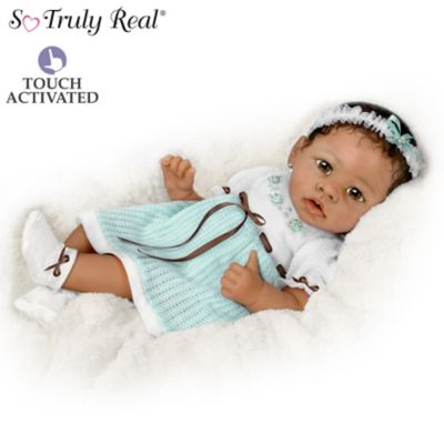 “Alicia” Touch-Activated Interactive Baby Girl Doll
