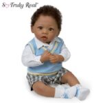 “Little Baby Girl” Vinyl Doll With Magnetic Pacifier