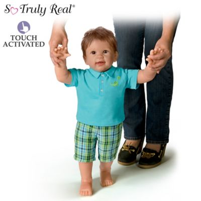“Mason’s First Steps” Interactive Walking Baby Doll