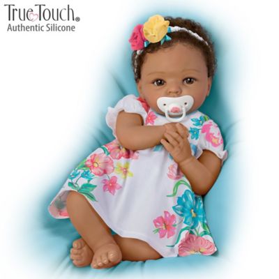 “Little And Lovely Gabrielle” Silicone Baby Girl Doll