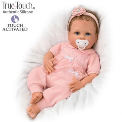 An Amazingly Lifelike Authentic Silicone Baby Doll That Reacts to Your Touch