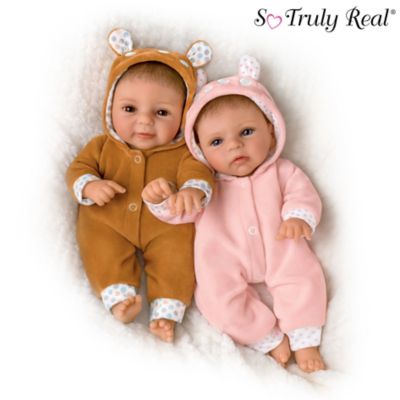 Sherry Rawn “Oh Deer! The Twins Are Here!” Baby Doll Set