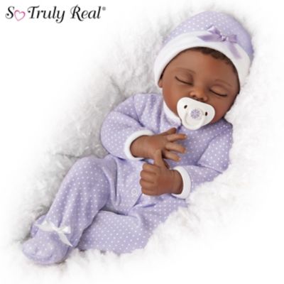 Linda Murray “Amara” Poseable Baby Doll With Custom Sleeper