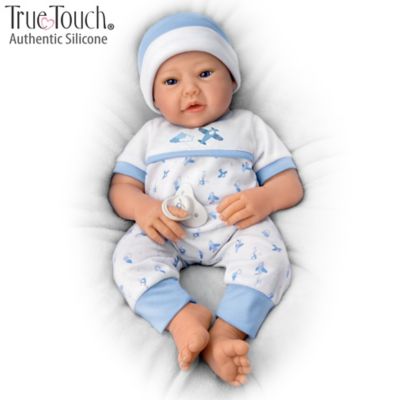 “New To The Crew” TrueTouch Authentic Silicone Baby Boy Doll