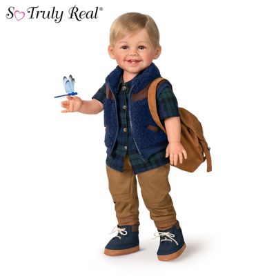 “Little Explorer” Liam Lifelike Toddler Doll By Ping Lau